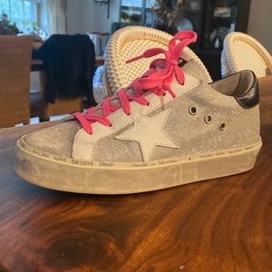 Golden Goose size 38 Hi Stars, only worn a handful of times bc they are small.